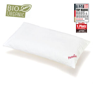 Paradies Softy medium Bio Kopfkissen Kissen Nackenkissen 40x80 60°