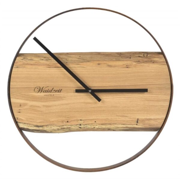 Waidzeit Wanduhr PREMIUM 42cm Eiche