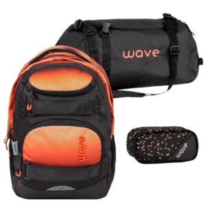Wave Schulrucksack Set "Infinity Move" 3tlg. Gradient Blooms