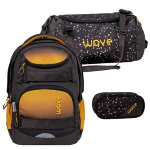 Wave Schulrucksack Set "Infinity Move" 3tlg. Gradient Sand