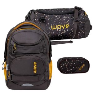 Wave Schulrucksack Set "Infinity Move" 3tlg. Sand