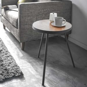 Beistelltisch 38x50cm rund "Tower" schwarz Yamazaki Home 5559