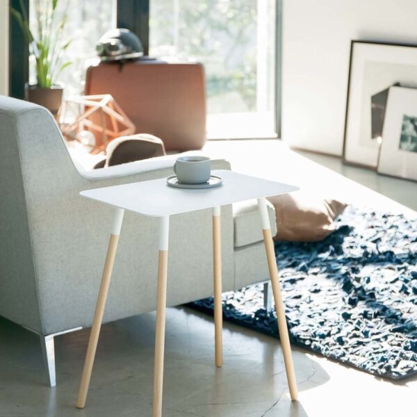 Beistelltisch 45x50x30cm "Plain" weiß Yamazaki Home 3507
