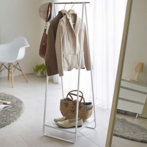 Garderobenständer 140cm freistehend "Tower" weiß Yamazaki Home 2297