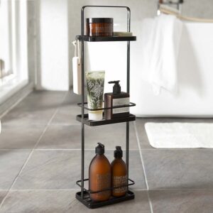 Badregal Ständer 18x67x12cm "Tower" schwarz Yamazaki Home 6635