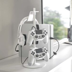 Controller-Halter 17x38cm mit 3 Ablagen "Tower" weiß Yamazaki Home 5088