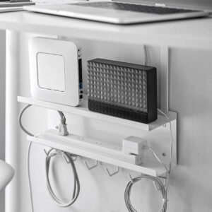 Kabelorganizer 40x43x11cm zum Anklemmen "Smart" weiß Yamazaki Home