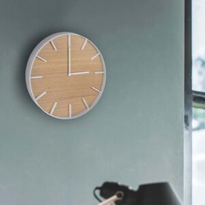 Wanduhr 26cm "Rin" naturbraun Yamazaki Home