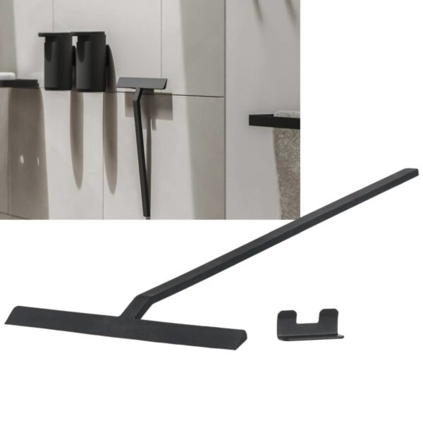 Duschabzieher 30cm breit mit langem Griff "Rim" schwarz Zone Denmark