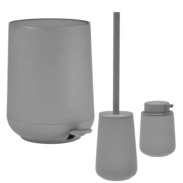 Bad-Accessoires Set 3tlg. "Nova ONE" grey (grau) Zone Denmark