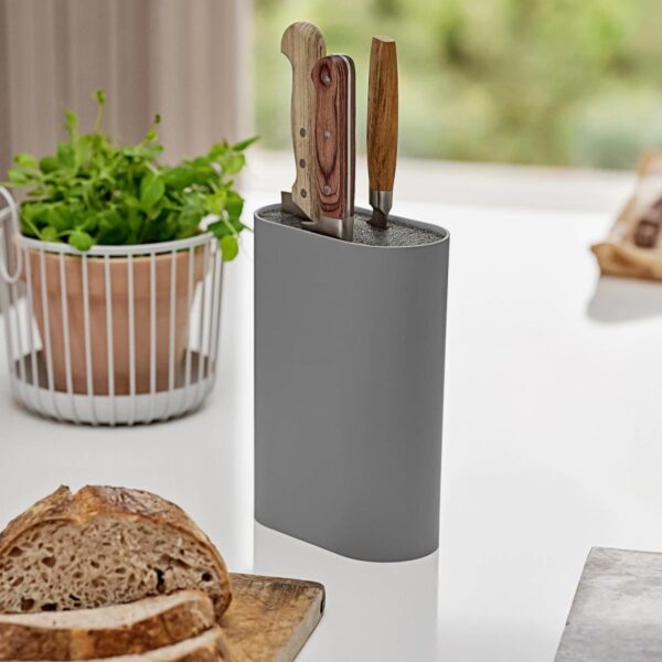 ZONE Denmark Messerblock ohne Messer grau cool grey SINGLES