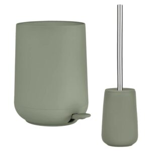 Bad-Accessoires Set 2tlg. "Nova" olive green (oliv grün) Zone Denmark