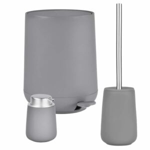 Bad-Accessoires Set 3tlg. "Nova" grey (grau) Zone Denmark