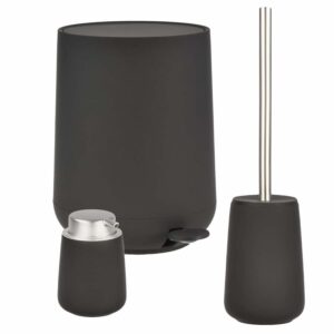 Bad-Accessoires Set 3tlg. "Nova" black (schwarz) Zone Denmark