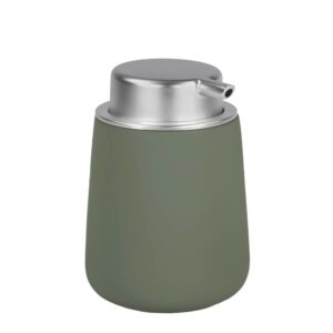 Seifenspender "Nova" mit moderner matter Oberfläche olive green (olivgrün) Zone Denmark