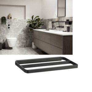 Zone Denmark RIM Handtuchhalter schwarz 44x12,5cm zur Wandmontage für Badezimmer