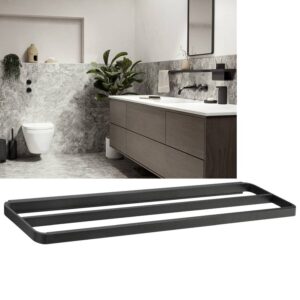 Zone Denmark RIM Handtuchhalter schwarz 70x12,5cm zur Wandmontage für Badezimmer