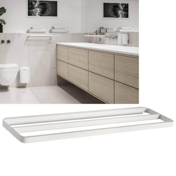 Zone Denmark RIM Handtuchhalter weiß 70x12,5cm zur Wandmontage für Badezimmer