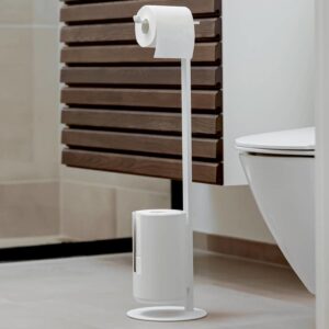 Toilettenpapierhalter 70x20x20cm Metall "Rim" freistehend weiß Zone Denmark