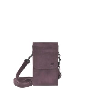 Bear Design Handytasche Leder Robbie plum | Umhängen & Gürtel