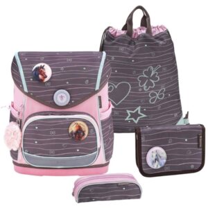 Belmil Premium Schulranzen Set Compact Plus MINT