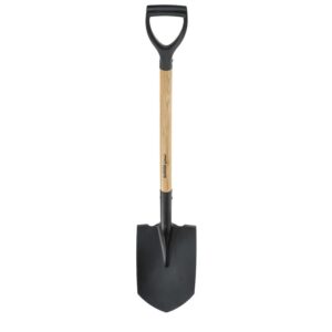 Spitzkopf-Spaten "Deluxe" 98cm kompakt, Stiel aus Eschenholz, Griff aus Kunststoff, schwedisches Design für den Garten BY BENSON
