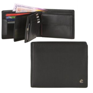 Geldbörse Herren 16 Kartenfächer RFID Harry – Leder schwarz - Esquire. Die ideale Lösung für Männer mit vielen Karten und hohem Sicherheitsanspruch.