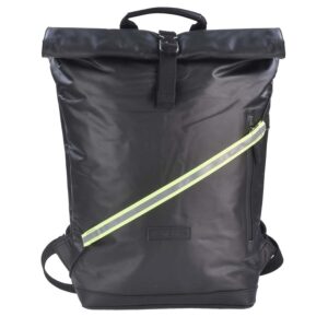 Greenburry Kurierrucksack mit Reflektorband Waterproof schwarz 5914