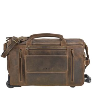 Komfortable Trolley-Reisetasche im XXL-Format mit Rollen | Greenburry Vintage. Die strukturierte Organisation für Ihren perfekt geordneten Reise-Allta