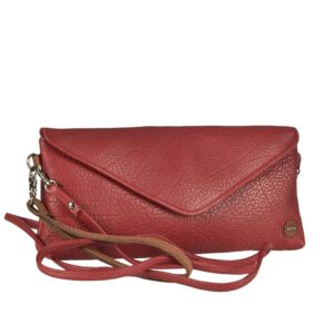 Schultertasche Leder 28x13cm "Geertruida" rot Berba 125-010