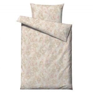 Bio-Satin-Bettwäsche aus Baumwolle in terracotta | Södahl Foliage. Das strukturierte Schlafzimmer-Zubehör für Ihren geordneten Alltag.