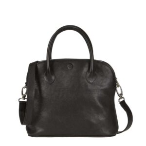 Shopper edles kompaktes Format Leder schwarz 33x27cm | Sonnenleder Roma T. Die elegante Business Handtasche für Ihre tägliche Organisation.