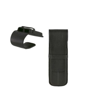 Stiftetui Schutz für 2 Schreibgeräte Leder schwarz 15x5cm | Sonnenleder Karasek. Der elegante Organizer für Ihre Business-Schreibgeräte im Büro.