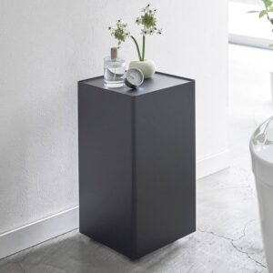 Yamazaki Toilettenpapier Aufbewahrung für 12 Rollen 13x48x58cm schwarz 05281. Diskreter Toilettenpapierschrank ideal für kleine Badezimmer und Gäste-W