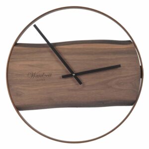 Waidzeit Wanduhr PREMIUM 42cm Walnuss
