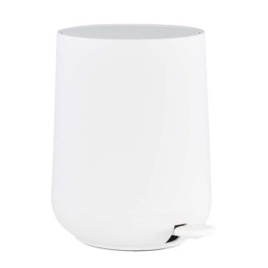 Bad-Pedaleimer Nova 5l 23x29cm | Zone Denmark Matt Soft-Touch white Kosmetikeimer Treteimer mit Soft-Motion Deckel für Badezimmer und WC.