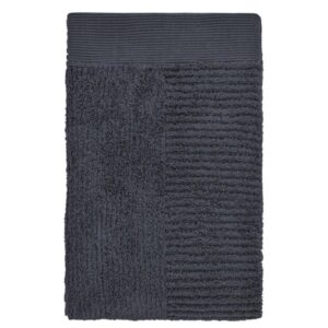 Badehandtuch Classic 70x140cm schwarz | Zone Denmark Luxuriöses Duschtuch aus reiner Baumwolle 600g/m² extrem saugfähig für Wellness und Badezimmer.