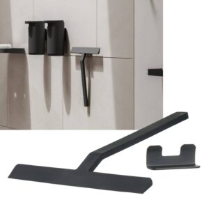 Duschabzieher mit Halterung Schwarz 22cm | Zone Denmark. Zuverlässiger Feuchtigkeitsabzug für streifenfreie Fliesen und gepflegte Badezimmer.