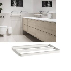 Zone Denmark RIM Handtuchhalter weiß 44x12,5cm zur Wandmontage für Badezimmer