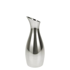 Wasserkaraffe minimalistisch polierter Stahl 1 Liter | Zone Denmark. Zuverlässiger Getränkespender für Ihren Konferenzraum und Schreibtisch.