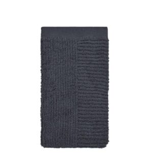 Handtuch Classic 50x100cm black | Zone Denmark Luxuriöses Frottee-Handtuch aus reiner Baumwolle 600g/m² extrem saugfähig für das Badezimmer.
